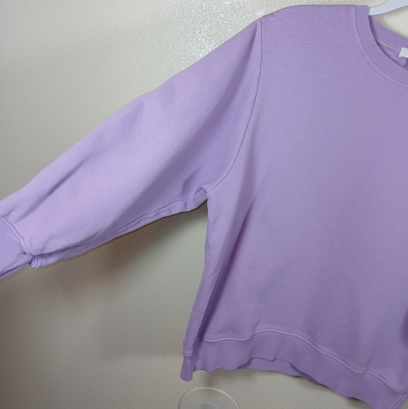 AGOLDE THORA SWEATSHIRT IN LUNAR PURPLE size Large - Picture 6 of 11